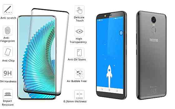 Защитное стекло HyperGlass Pro для TECNO Pouvoir 2 Pro (LA7 pro) – максимальная чувствительность и защита Киев