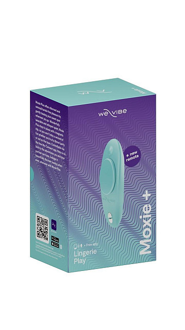 Смарт-вібратор у трусики We-Vibe Moxie+ Aqua, оновлений пульт ДК Sex Aura Київ - фото 3