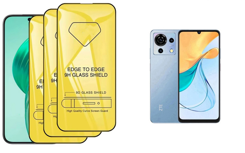 Захисне скло DefenzoGlass для ZTE Blade V50 Vita – подвійна міцність Київ - фото 1