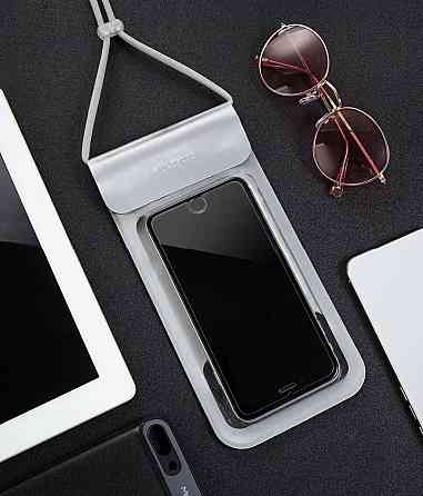 Захисний водонепроникний чохол Xiaomi Guildford Mobile Waterproof Bag для смартфонів (Сріблястий) Миколаїв