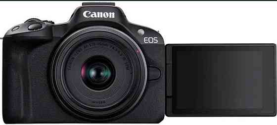 Фотоаппарат: Canon EOS R50 Kit RF-S 18-45mm. IS STM Black (5811C033). Харьков