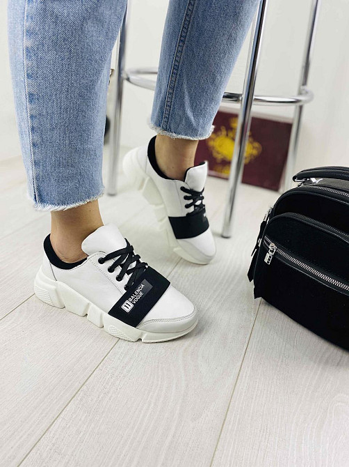 Кросівки жіночі VLADEKS 1074 білі (весна-осінь, шкіра натуральна) (3182) 37 Коломыя - изображение 1