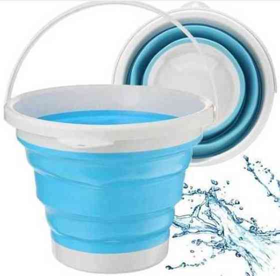 ТОП! Господарське складне відро Багатофункціональне Силиконовое ведро. Харків