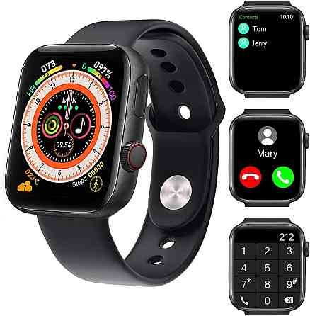Розумний годинник Kebei SW-1: 1.88" HD-дисплей, Bluetooth-дзвінки, пульсометр, IP68, фітнес-трекер для Android/iOS Київ