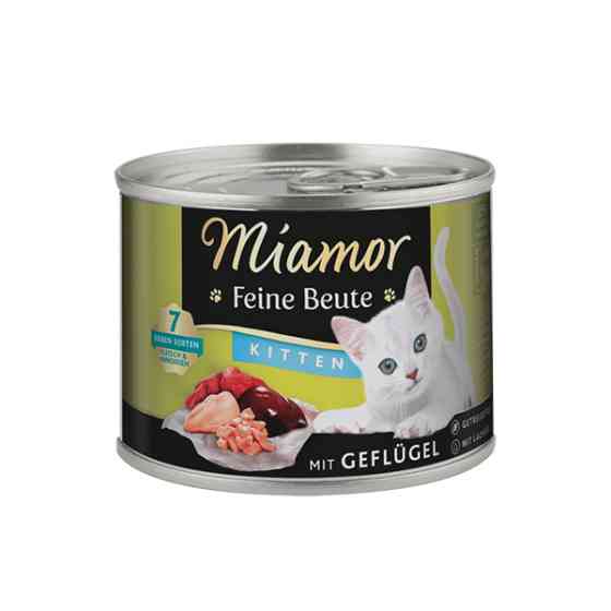 Miamor Feine Beute mit Gefl&uuml;gel МИАМОР ФАЙНЕ БАЙТЕ ПТИЦА беззерновой полнорационный влажный корм для кошенят Киев