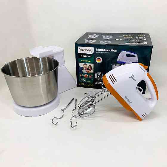 Простий кухонний міксер, Міксер з підставкою для стаціонарного використання Надійний для кухні GH-90 Івано-Франківськ