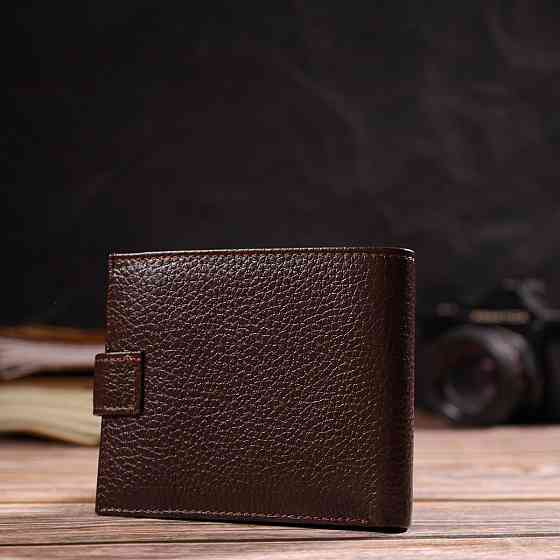 Гарний горизонтальний гаманець для чоловіків з натуральної шкіри флотар (CANPELLINI) Київ