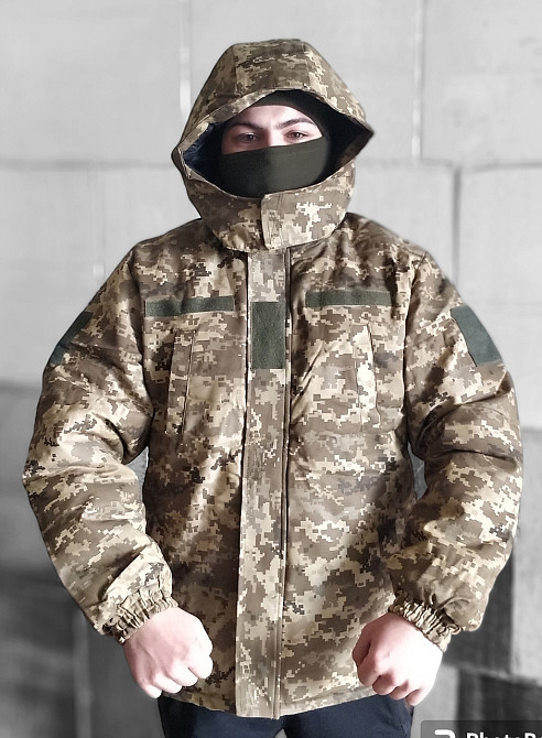 Куртка зимова чоловіча піксель бушлат L Одеса - фото 3