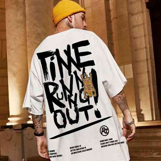 Футболка чоловіча с принтом  46 Біла 2664091008 Дніпро