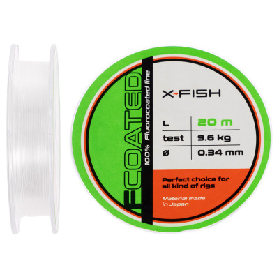 Флюорокарбон X-Fish FCoated 20m 0.34mm 9.6kg (1917.01.49) Винница - изображение 1