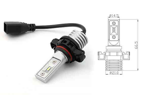 Комплект світлодіодних ламп BAXSTER SE Plus PSX24W PG20/7 6000K 4000Lm 9-32V Харків