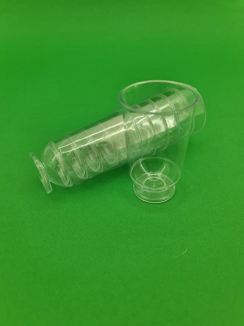 Чарка стеклоподобная на ніжці 50 гр (40 шт) Харків - фото 1