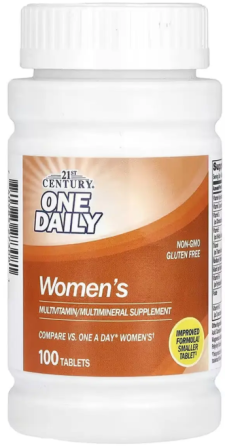 Витамины для женщин 21st Century One Daily Women's 100 таб Киев