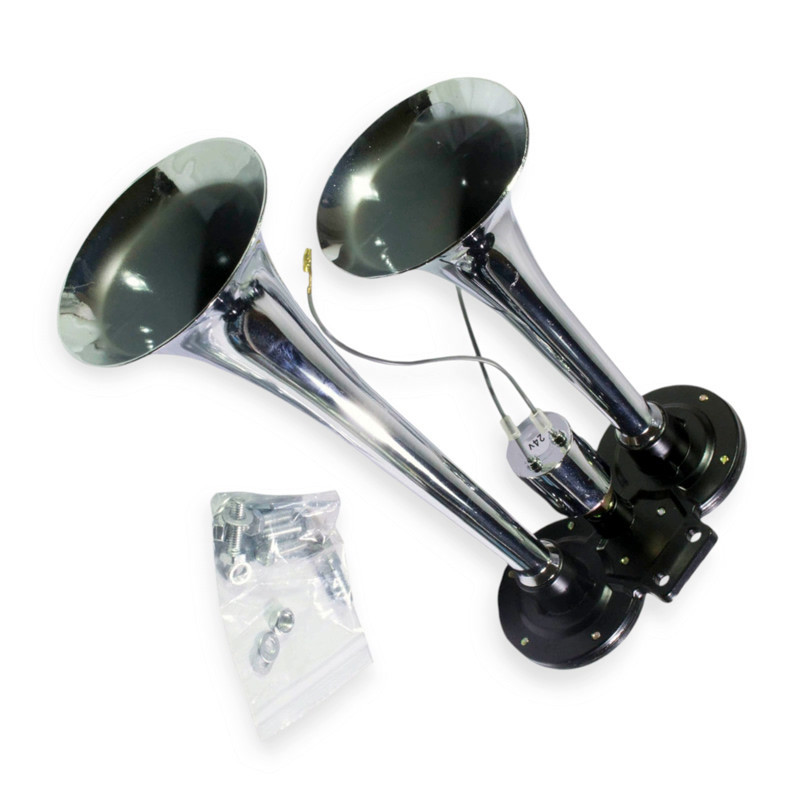 Сигнал 2-дудки 24V 230/295мм Dk воздушный Мукачево - изображение 1