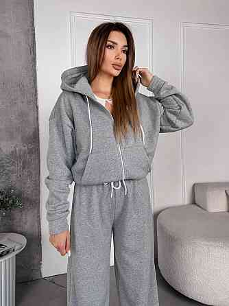 Женский теплый костюм с широкими штанами Одесса