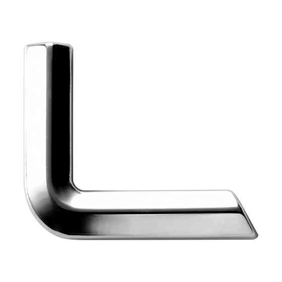 Наклейка 3 см (грань) Літера L Київ