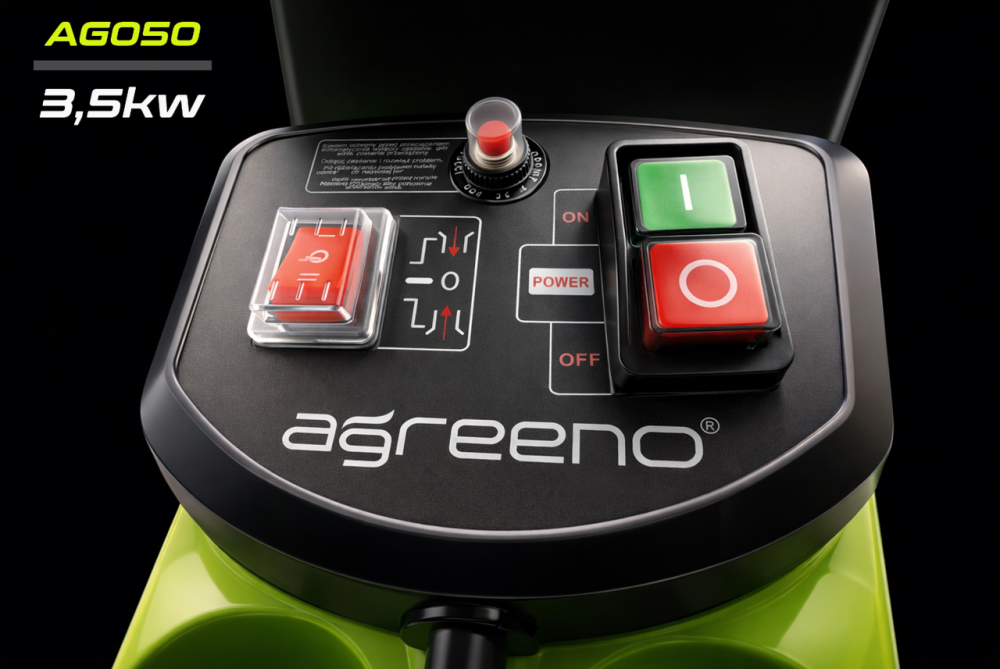 Подрібнювач гілок електричний 3500Вт 60л AGREENO (Польща) Київ - фото 17