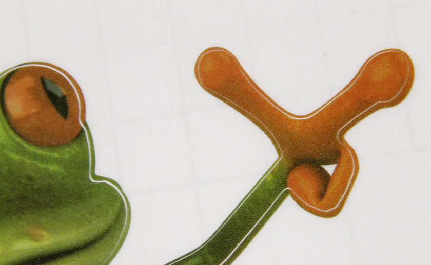 Наклейка на унитаз Лягушка 18 на 18 см разноцветный Киев - изображение 4