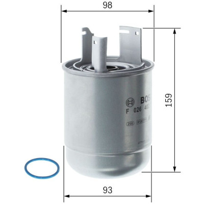 Фільтр паливний Bosch F026402289 Вінниця - фото 5