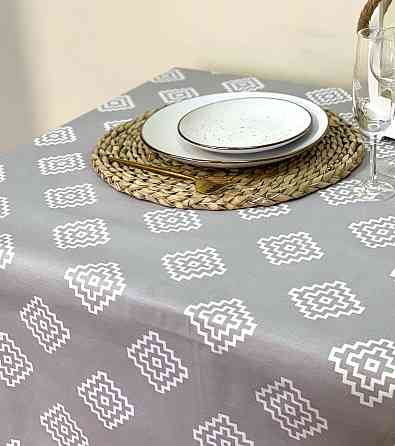 Ecotton Скатертина Ecotton DUCK 170х150 см водовідштовхувальна сіра 1003-10 Grey Коломия