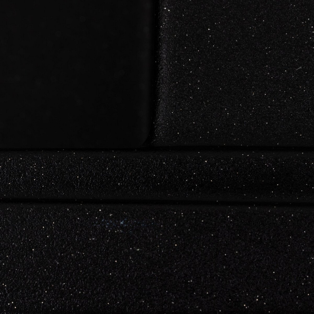 VALESO Гранітна мийка для кухні VALESO AZURIT 7950 матова Чорний металік Киев - изображение 5