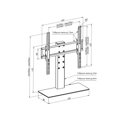 Стойка презентационная Sector T11 White Винница - изображение 8