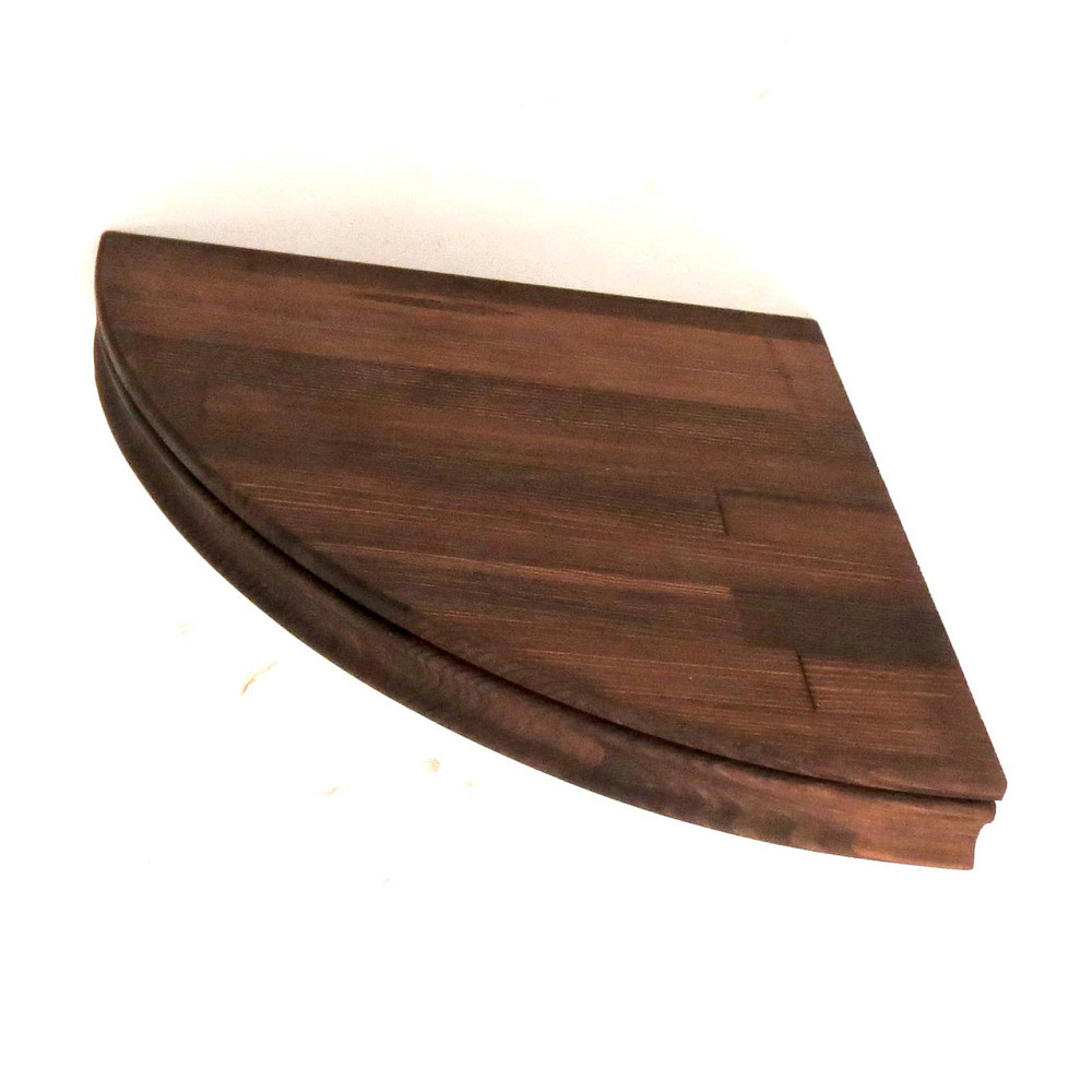 Кутова настінна полиця "Плата" капучино Миколаїв - фото 3