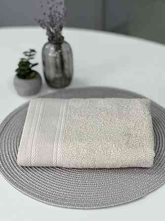 Махровое полотенце IDEAL TEXTILE Легкий бриз 70х140 см 450 г/м2 100% хлопок Бежевий Черновцы
