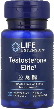 Тестостерон Life Extension Testosterone Elite 30 раст капс Киев