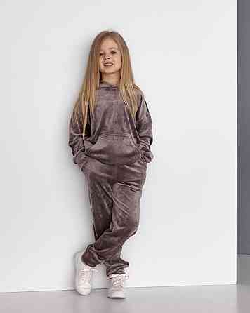 Дитячий велюровий костюм Кенгуру Капучино 98-104 Харків