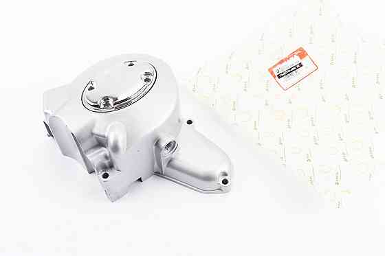 Кришка двигуна ліва (для статора магнето на 2 котушки) 110cc + кришка овальна (можливі дефекти фарбування) Киев