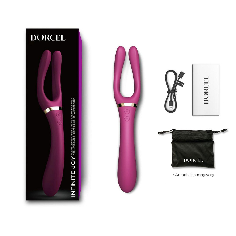 Вибратор-стимулятор Dorcel INFINITE JOY PLUM, многофункциональный, унисекс Sex Aura Киев - изображение 6