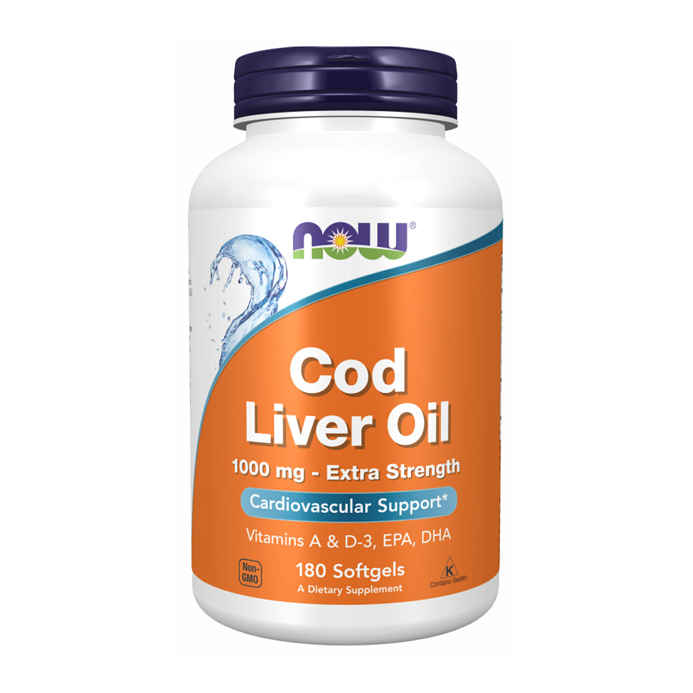 Cod Liver Oil 1000mg - 180 sgels Луцьк - фото 1