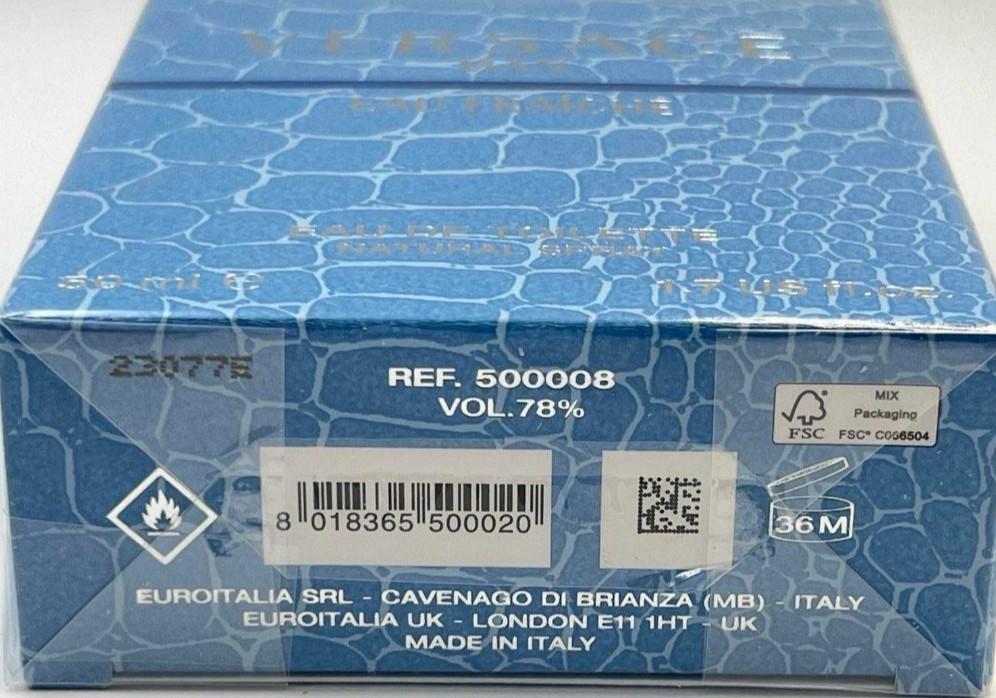 Парфюмерия: Versace Man EAU Fraiche edt 50ml. Оригинал ! Киев - изображение 3