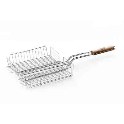 Решітка для гриля СИЛА з високим бортом та антипригарним покриттям 56x31x24x5,5см (960402) Вінниця