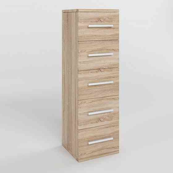 Комод 5 ящиков М-ЗОН Джеко 300 Сонома (MZN-031017) Львов