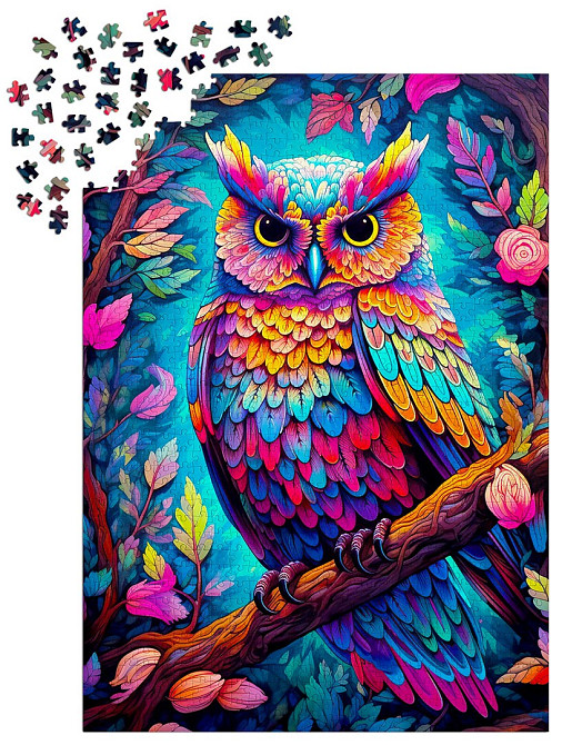 Пазл Сліпуча сова - Dazzling Owl (Enjoy-2224) Киев - изображение 4