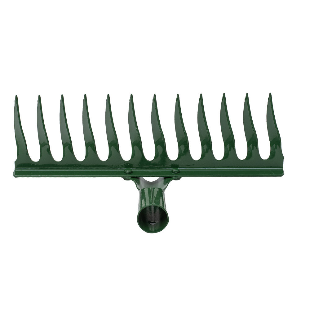 Грабли садовые крученые 12 зубов 320×82мм заклепочное крепление GRAD (5051915) Ровно - изображение 7