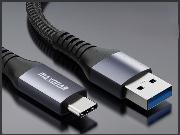 Зарядний кабель Maxonar USB - Type-C 2м Луцьк - фото 1