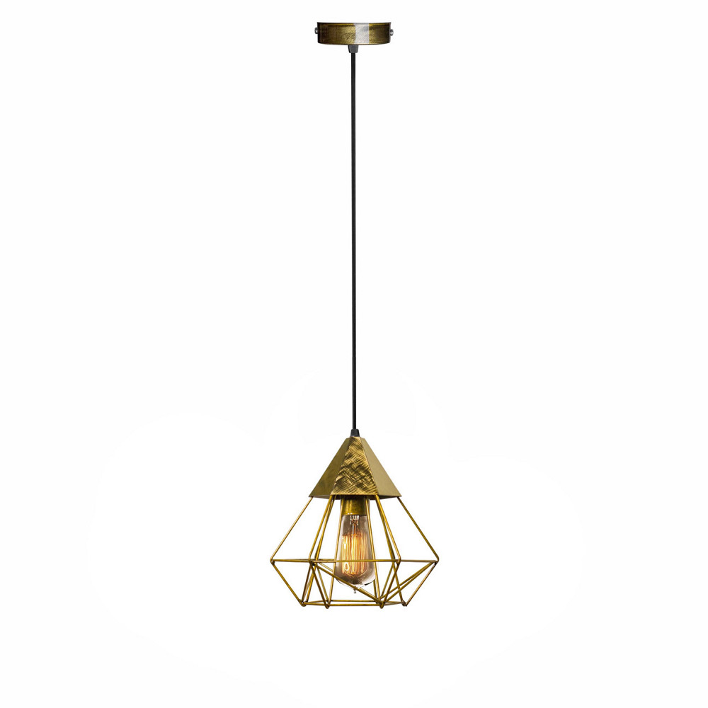 Підвісний світильник лофт Е27 Crystal NL 0535 BN бронза Київ - фото 1