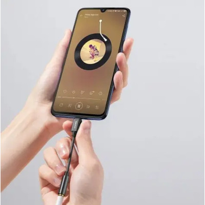 Перехідник USB-C M to 3.5mm F 0.1m black Baseus (CATL54-01) Вінниця - фото 2