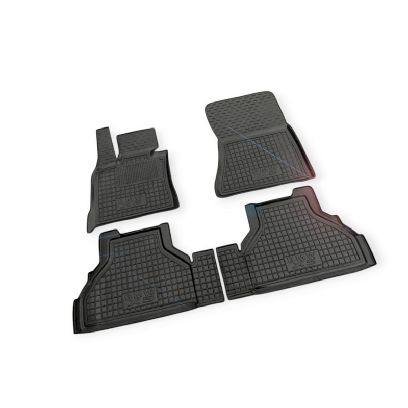 Коврики Бмв x5 e70 2006-2013, x6 e71 2007-2014 борт 2,5см, с перемычкой салона Мукачево - изображение 1