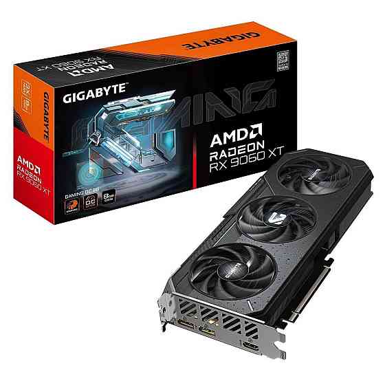 Відеокарта AMD Radeon RX 9060 XT 8 GB GDDR6 Gaming OC Gigabyte (GV-R9060XTGAMING OC-8GD) ( 24745 ) Харьков