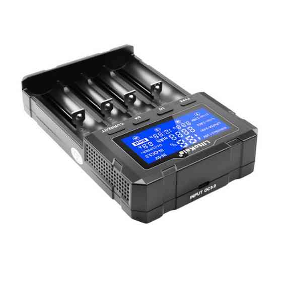Зарядний пристрій для акумуляторів 18650 швидка зарядка QC3 LiitoKala Lii-KU4 Київ