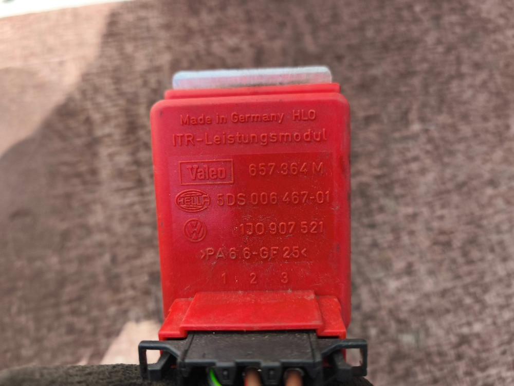 Резистор реостат пічки Seat Leon 1998-2005 (1J0907521) Ковель - изображение 3