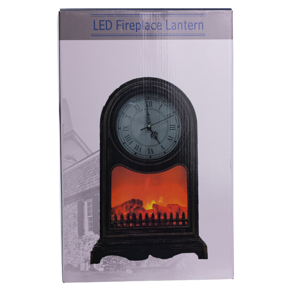 Декоративний камін-годинник LED-підсвічування USB 14.5×12×27 (см) CR-3-5 Київ - фото 3