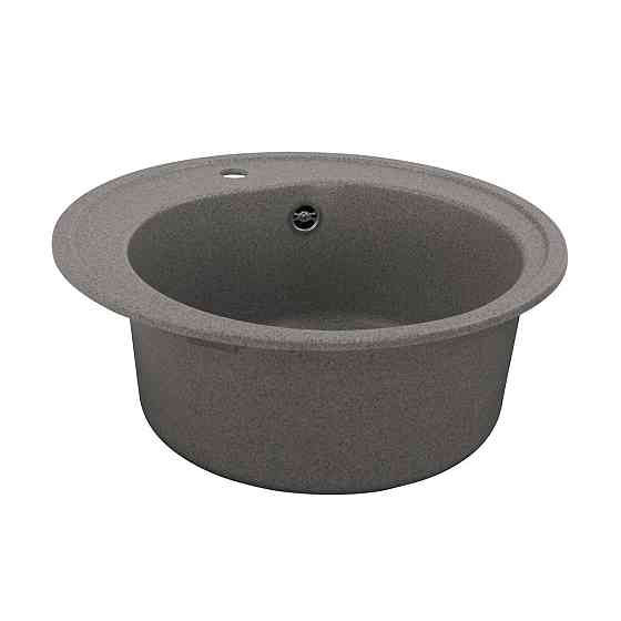 Гранітна мийка для кухні VALESO LUNA 510 матова Сіра Коломыя