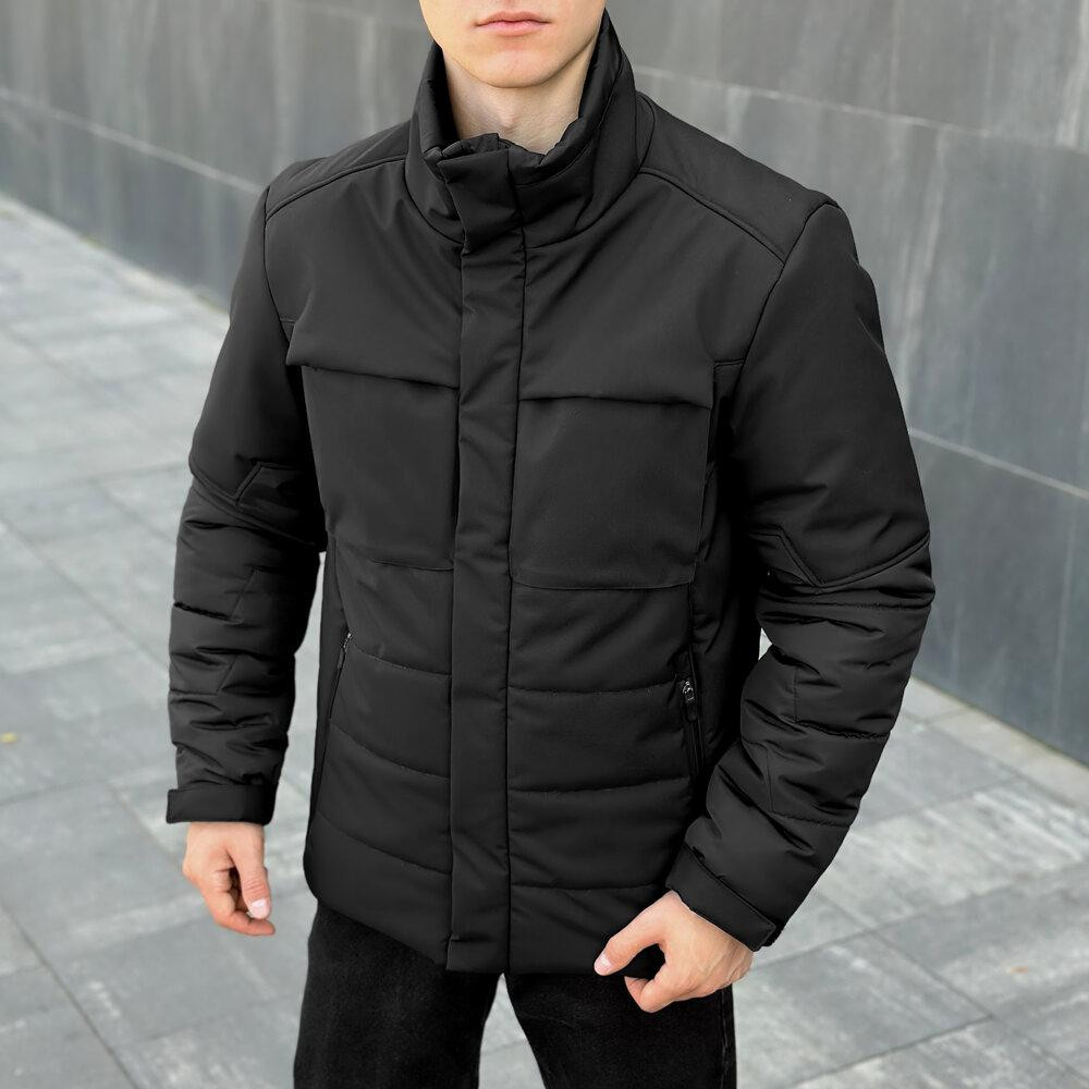 Демісезонна чорна чоловіча куртка Pobedov Darkness. Куртка весна осінь для чоловіків чорна Київ - фото 1