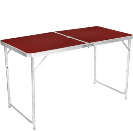 Стол туристический складной для пикника для рыбалки+ 4 стула 120*60*70 Коричневый Folding Table Коломия