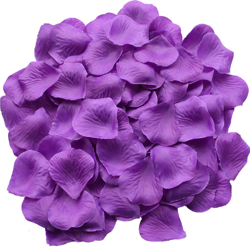 Пелюстки троянд штучні 200 штук 45 на 45 мм бузковий Київ - фото 1